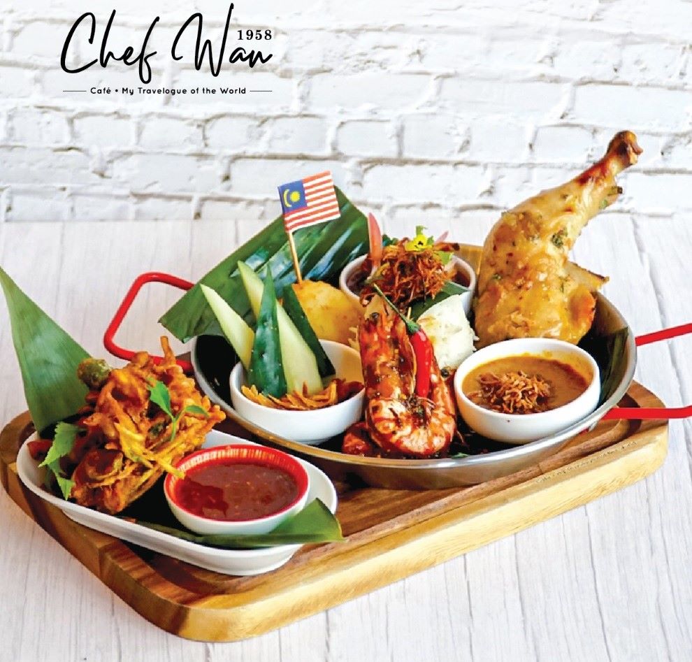 Menu Nasi Lemak ‘Wan’ Malaysia hidangan istimewa sempena Hari Merdeka di Cafe Chef Wan